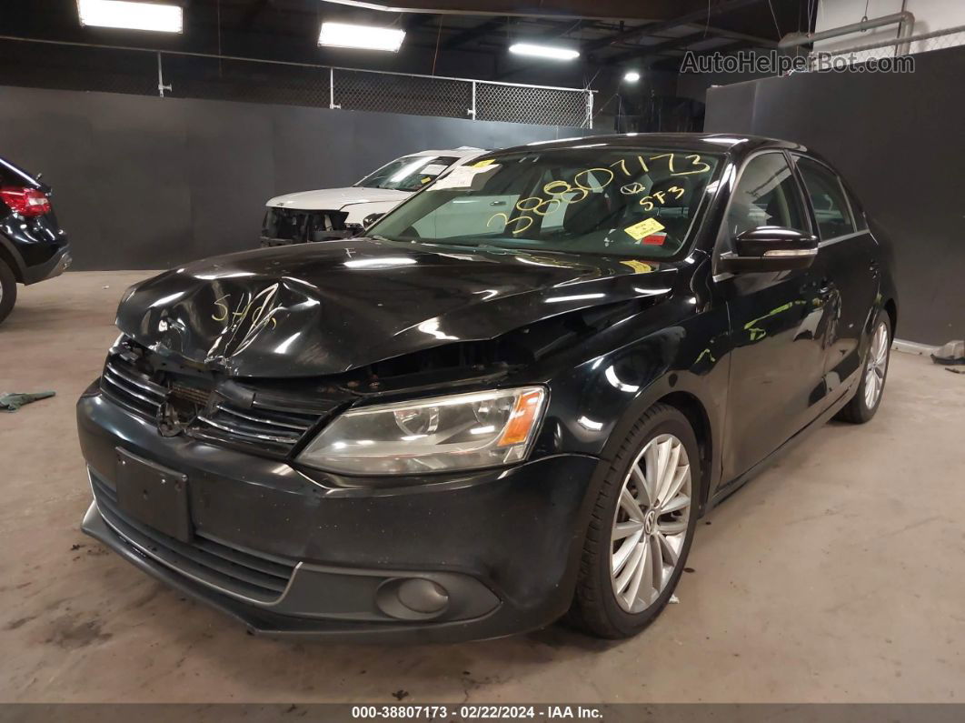 2011 Volkswagen Jetta 2.5l Sel Black vin: 3VWLZ7AJXBM317235