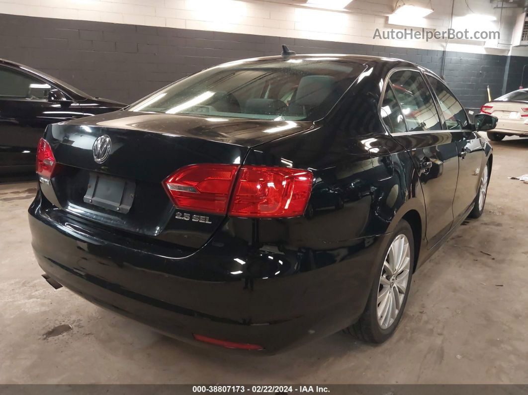 2011 Volkswagen Jetta 2.5l Sel Black vin: 3VWLZ7AJXBM317235