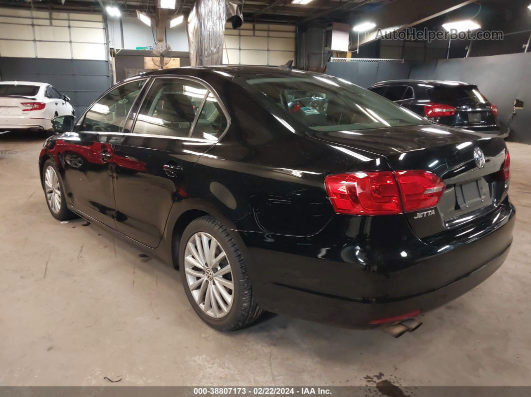 2011 Volkswagen Jetta 2.5l Sel Black vin: 3VWLZ7AJXBM317235