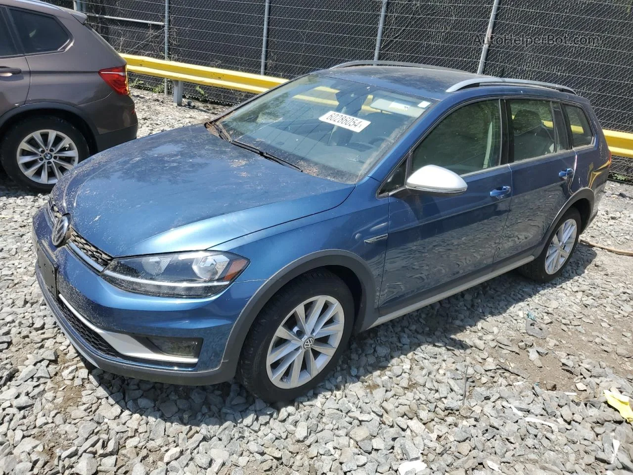 2019 Volkswagen Golf Alltrack S Blue vin: 3VWM17AU0KM500908