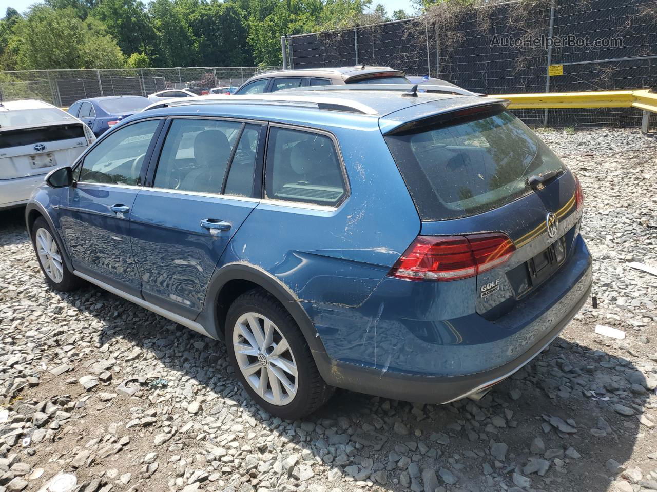 2019 Volkswagen Golf Alltrack S Blue vin: 3VWM17AU0KM500908