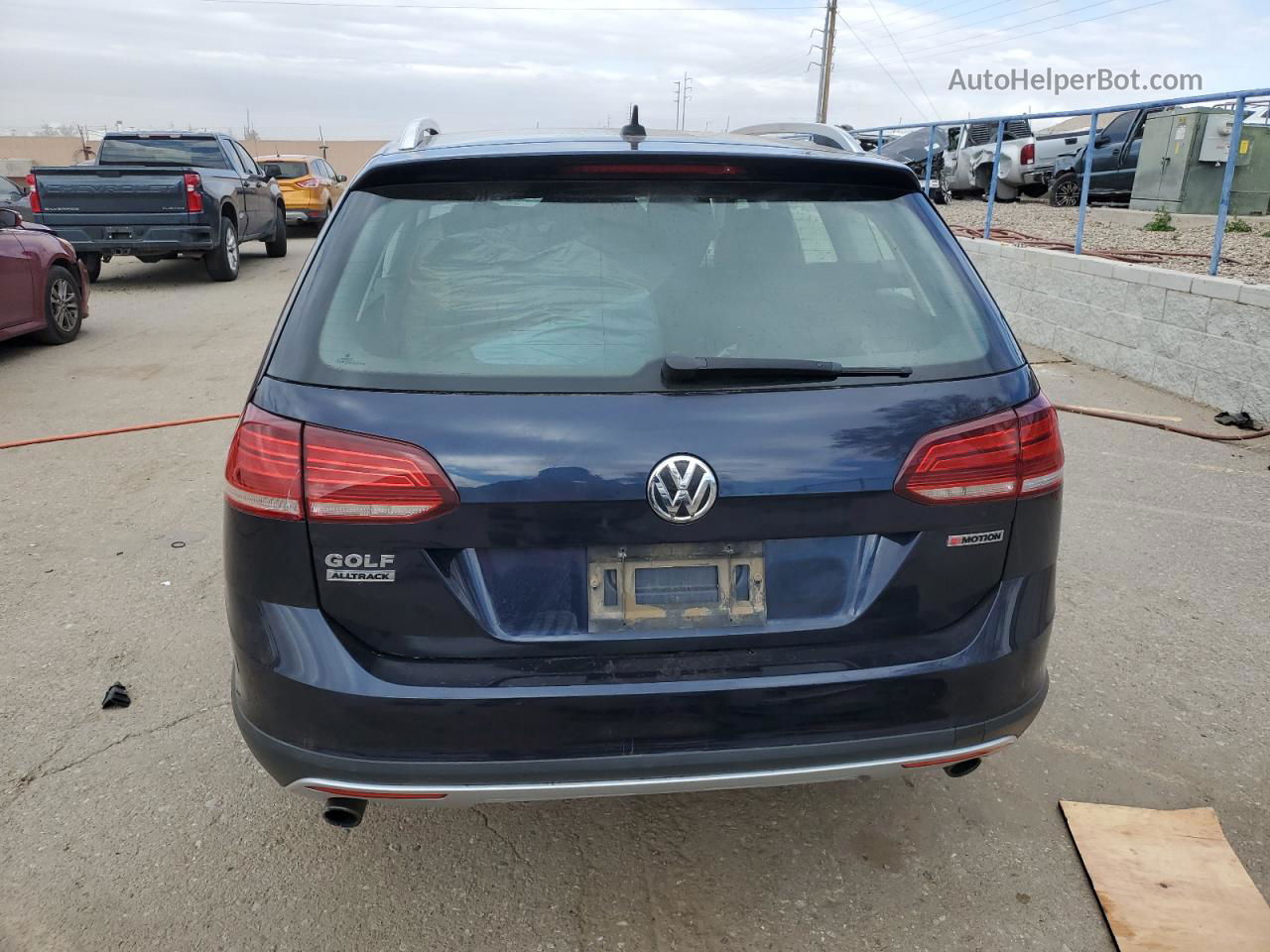 2019 Volkswagen Golf Alltrack S Синий vin: 3VWM17AU0KM501198