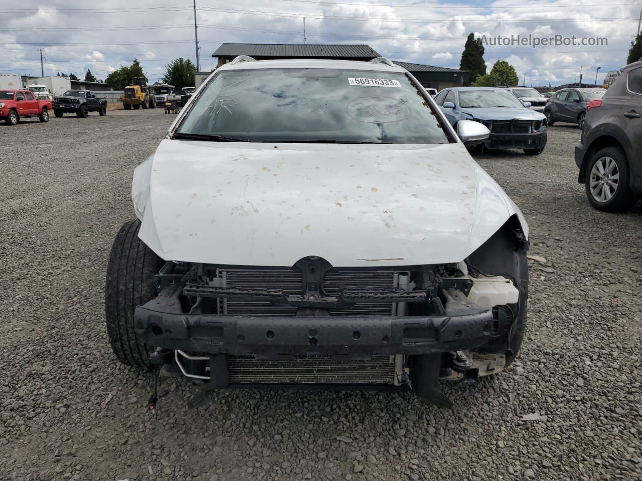 2019 Volkswagen Golf Alltrack S White vin: 3VWM17AU0KM506322