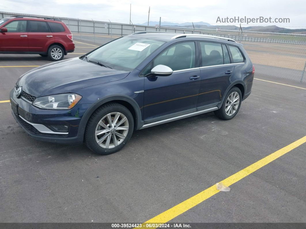 2017 Volkswagen Golf Alltrack Tsi S/tsi Se Dark Blue vin: 3VWM17AU1HM541203