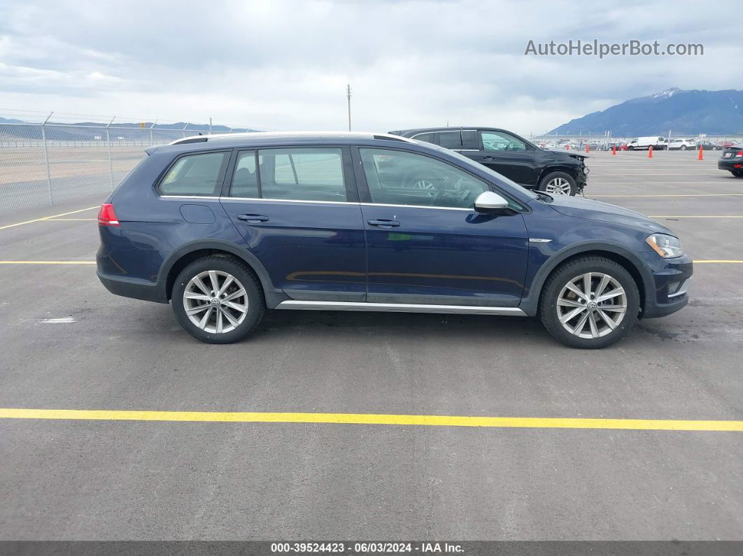 2017 Volkswagen Golf Alltrack Tsi S/tsi Se Dark Blue vin: 3VWM17AU1HM541203