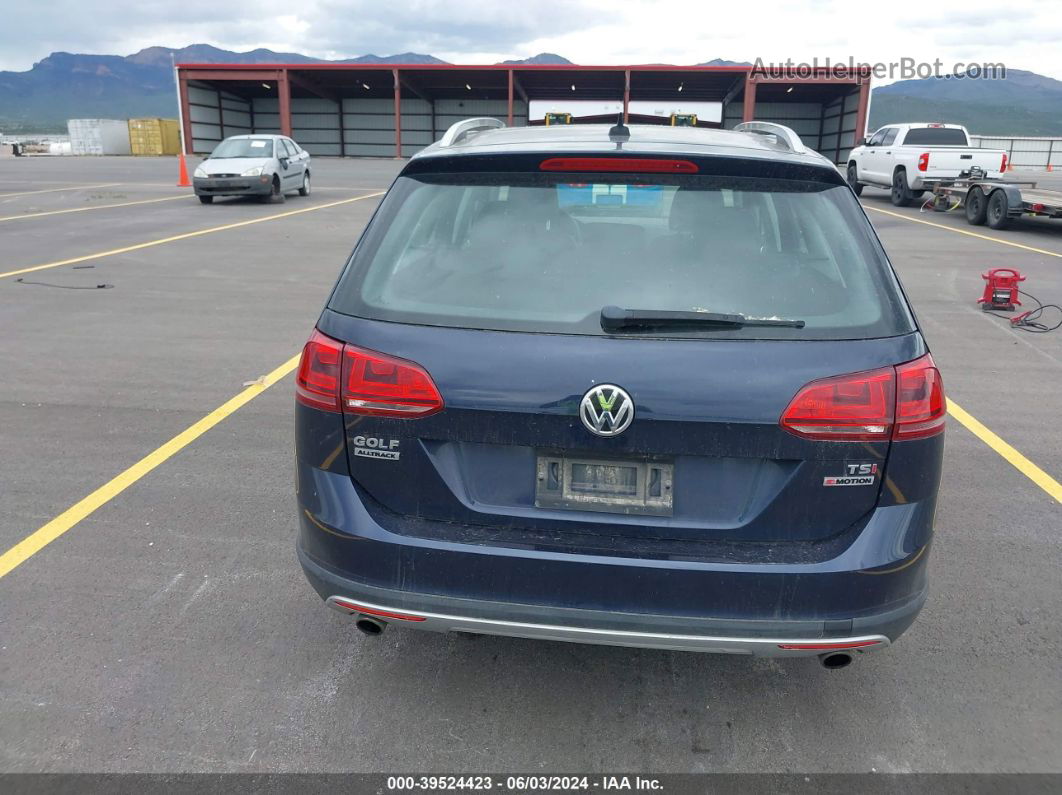 2017 Volkswagen Golf Alltrack Tsi S/tsi Se Dark Blue vin: 3VWM17AU1HM541203