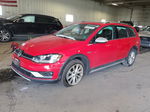 2019 Volkswagen Golf Alltrack S Red vin: 3VWM17AU1KM504403