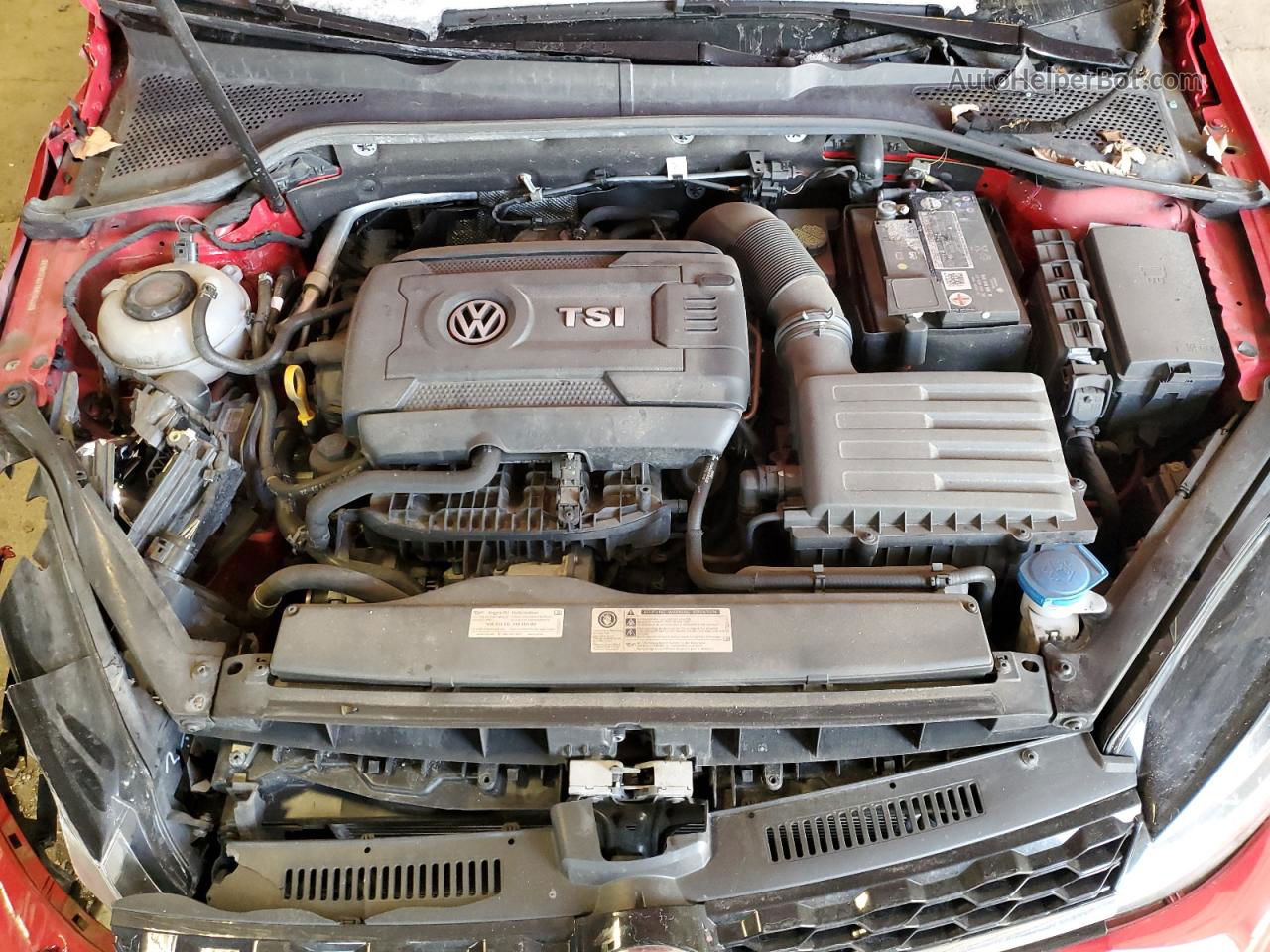 2019 Volkswagen Golf Alltrack S Red vin: 3VWM17AU1KM504403