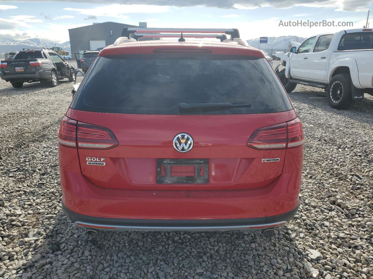 2019 Volkswagen Golf Alltrack S Красный vin: 3VWM17AU1KM514378