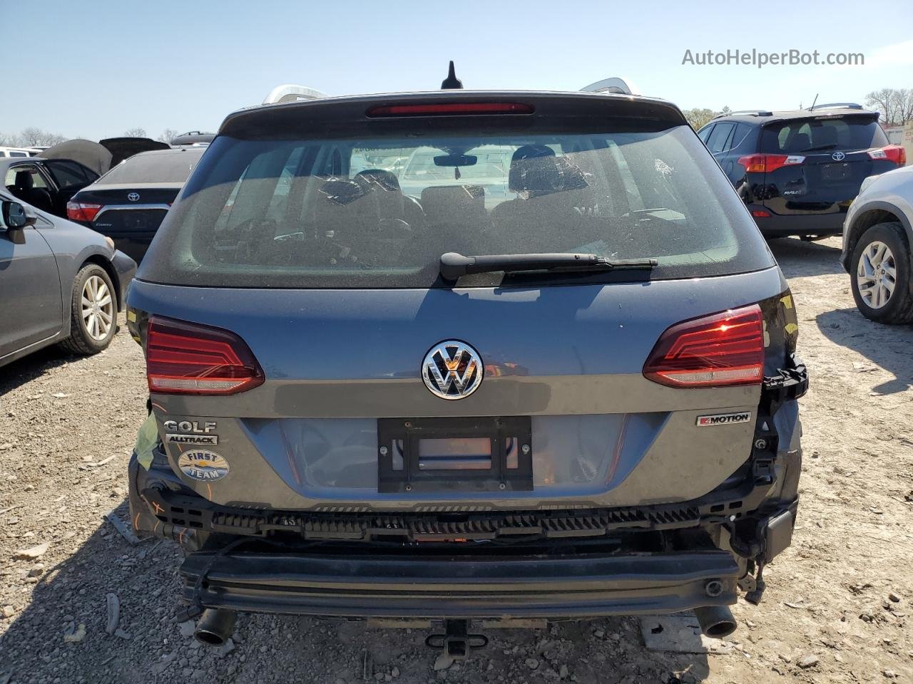 2019 Volkswagen Golf Alltrack S Gray vin: 3VWM17AU2KM500442