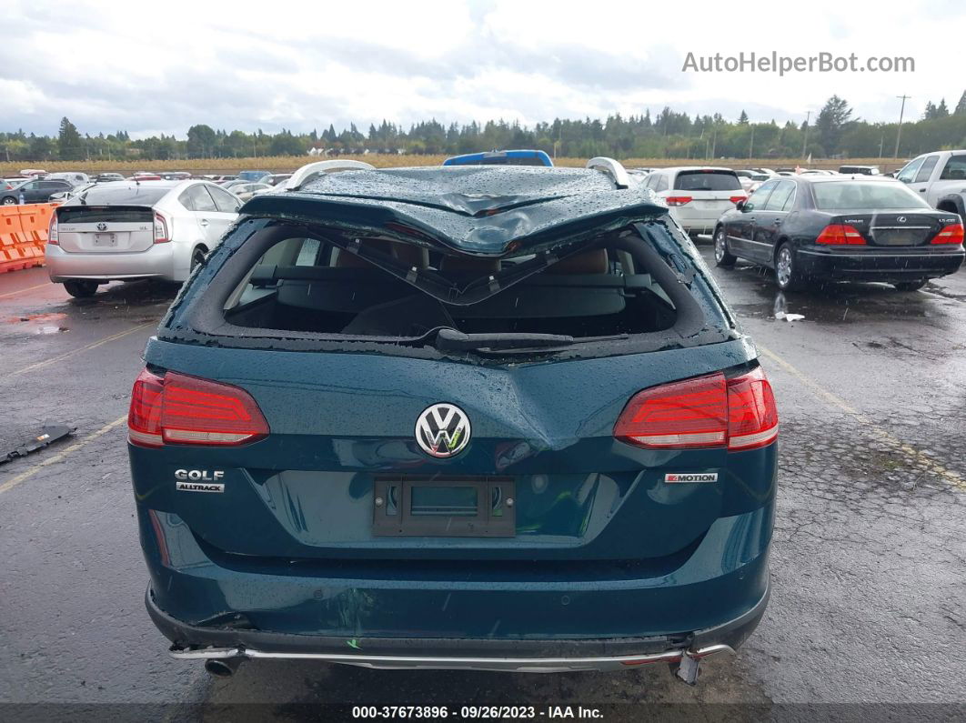 2019 Volkswagen Golf Alltrack Tsi S/tsi Se/tsi Sel Teal vin: 3VWM17AU2KM520870