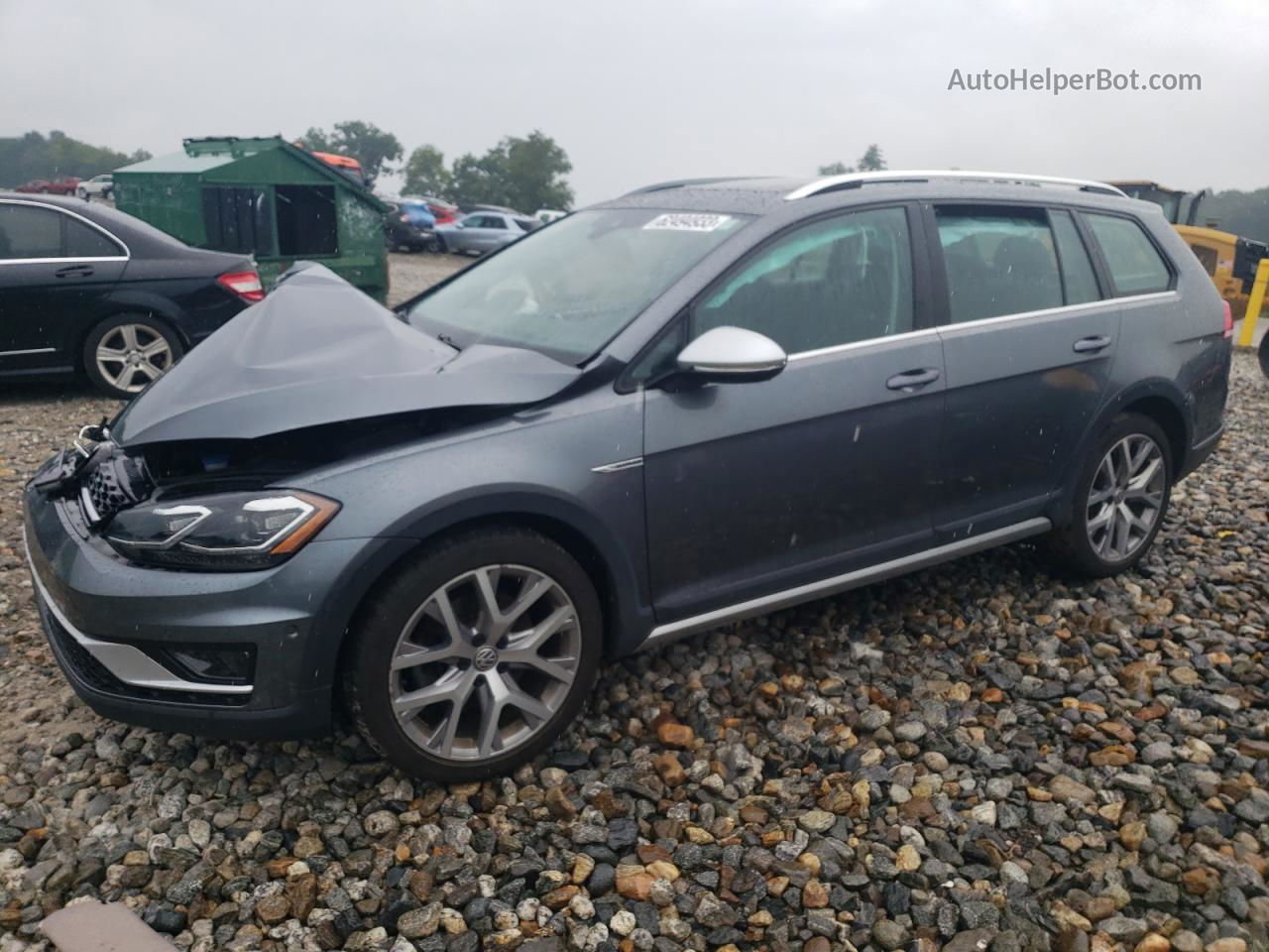 2019 Volkswagen Golf Alltrack S Gray vin: 3VWM17AU3KM512356