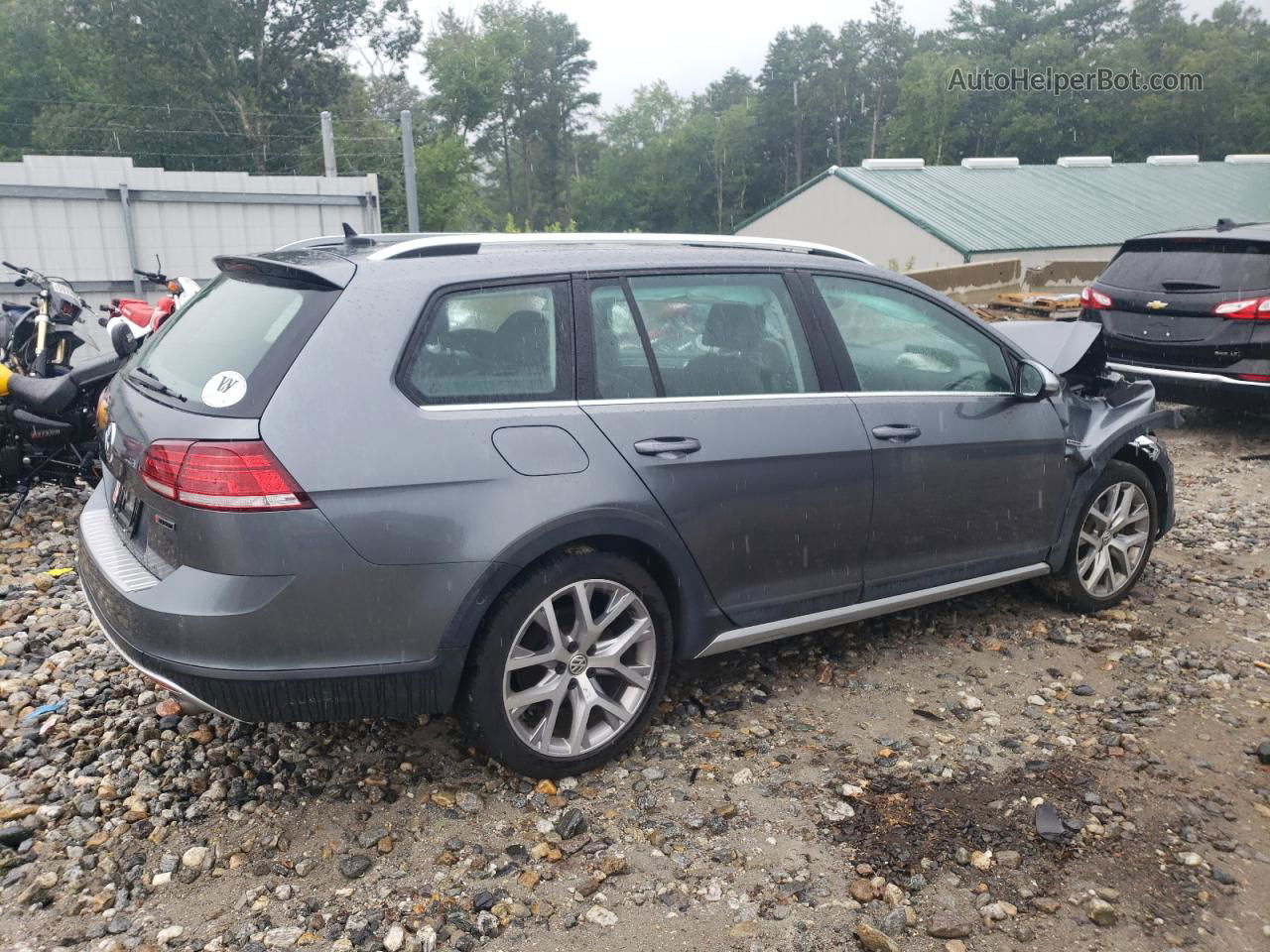 2019 Volkswagen Golf Alltrack S Gray vin: 3VWM17AU3KM512356