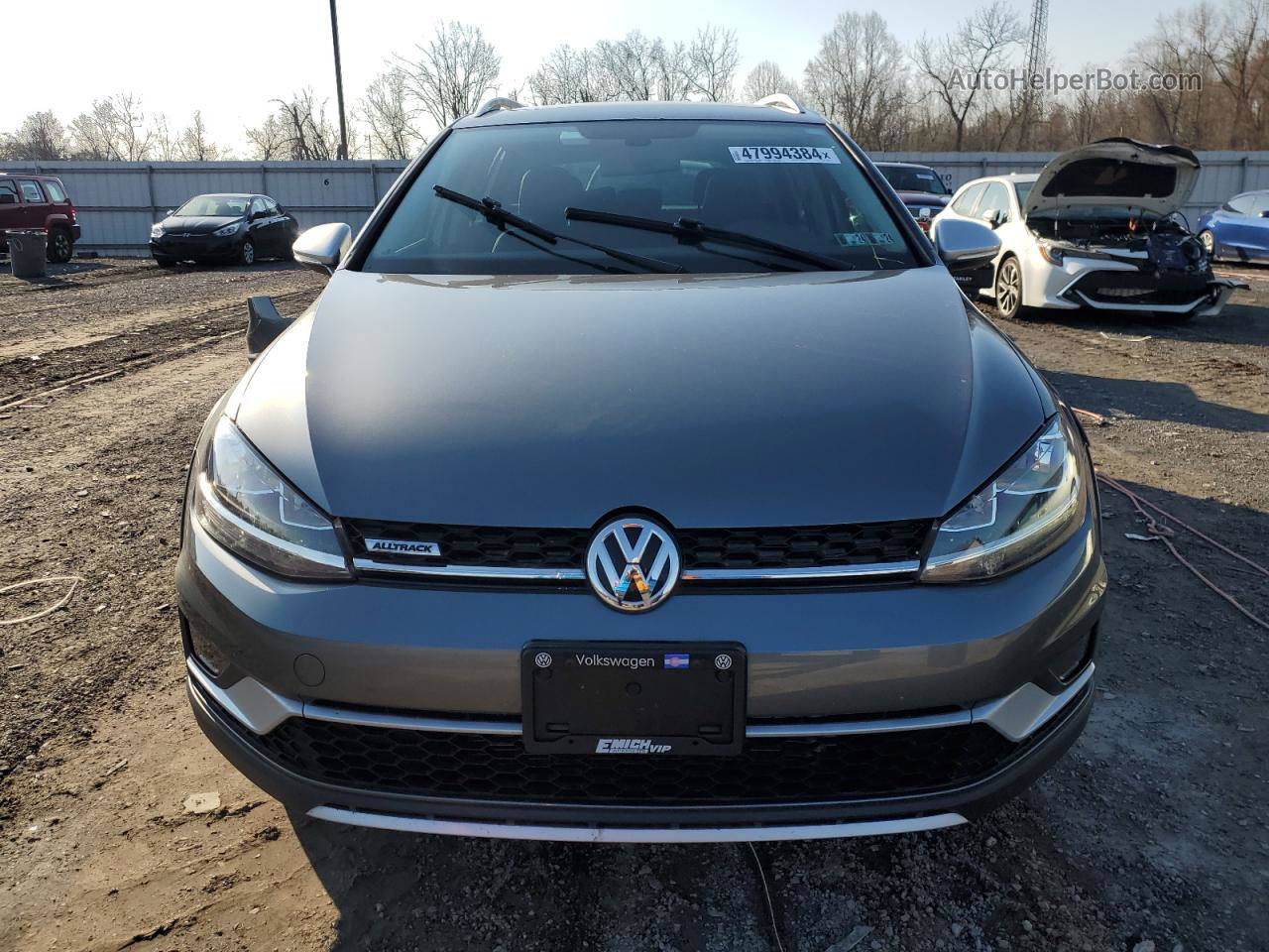 2019 Volkswagen Golf Alltrack S Серый vin: 3VWM17AU3KM516889