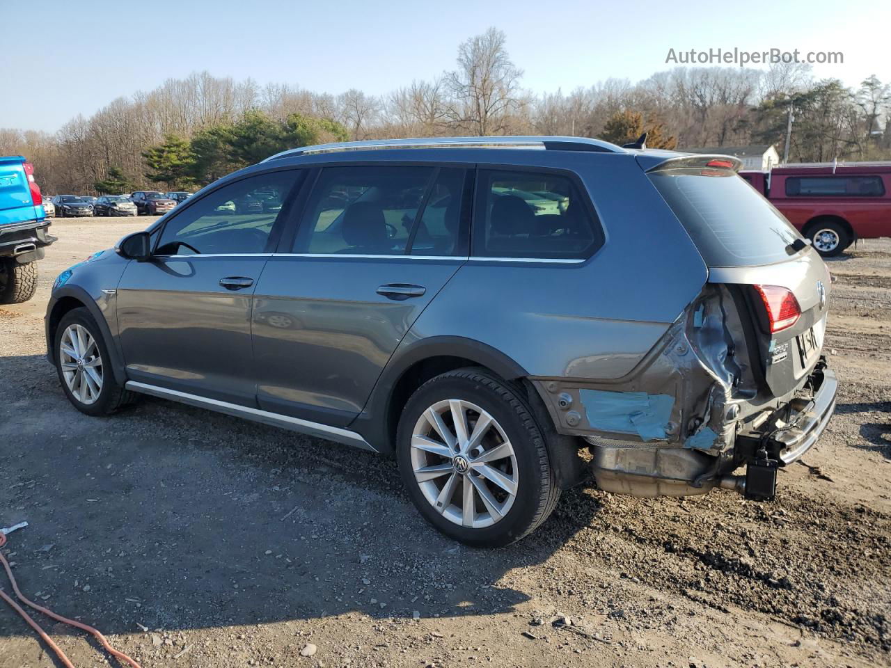 2019 Volkswagen Golf Alltrack S Gray vin: 3VWM17AU3KM516889