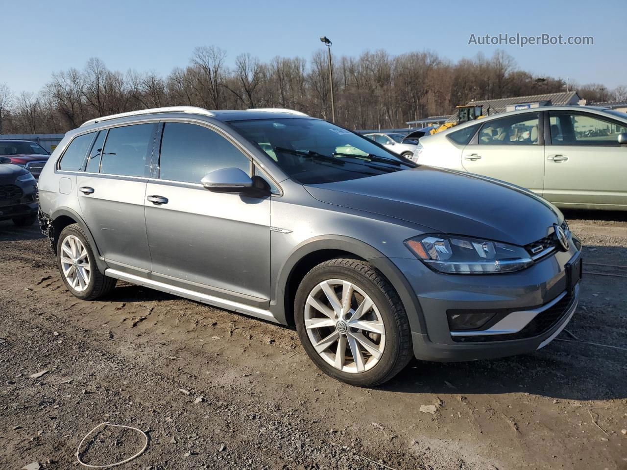 2019 Volkswagen Golf Alltrack S Gray vin: 3VWM17AU3KM516889