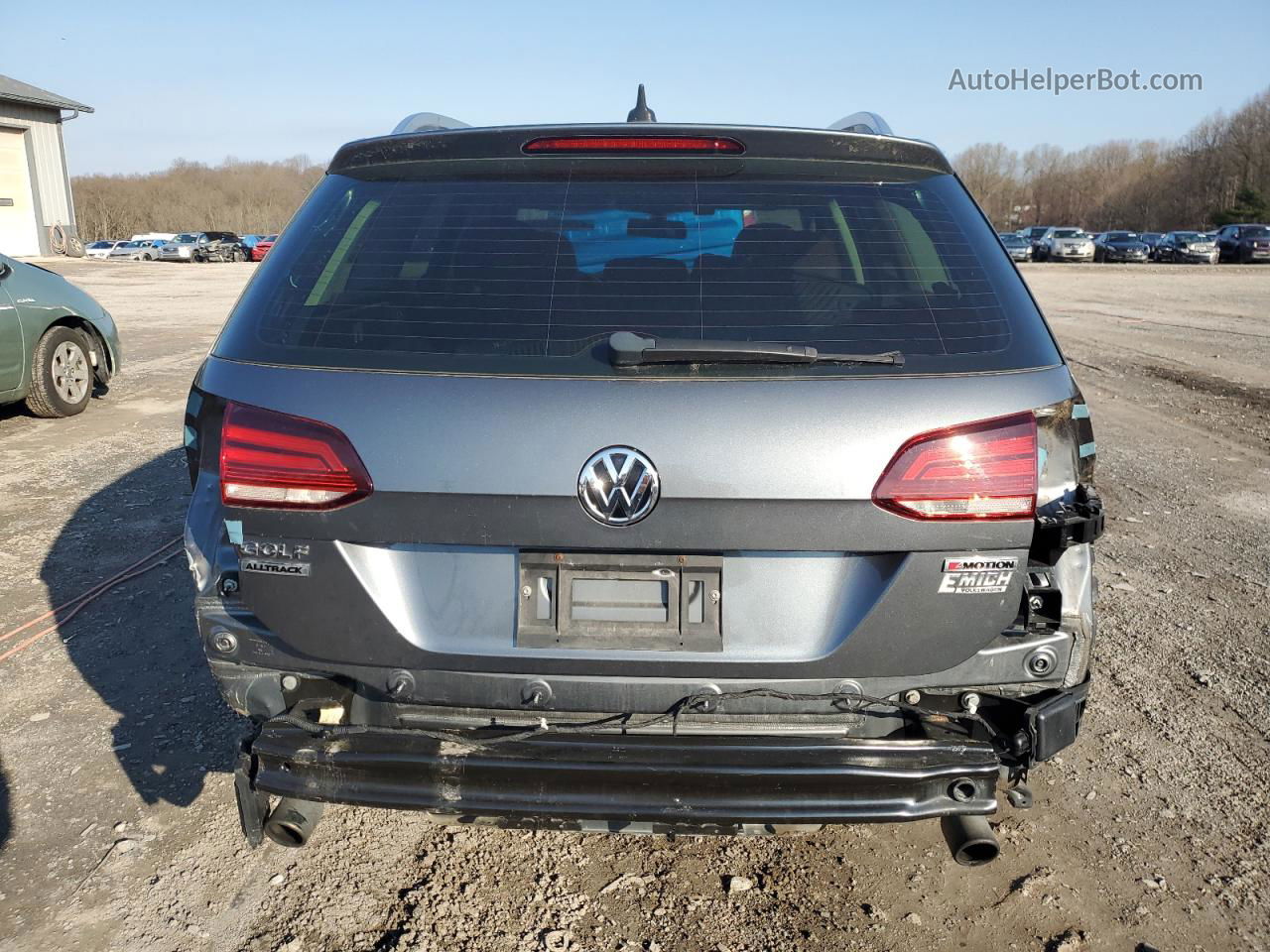 2019 Volkswagen Golf Alltrack S Серый vin: 3VWM17AU3KM516889