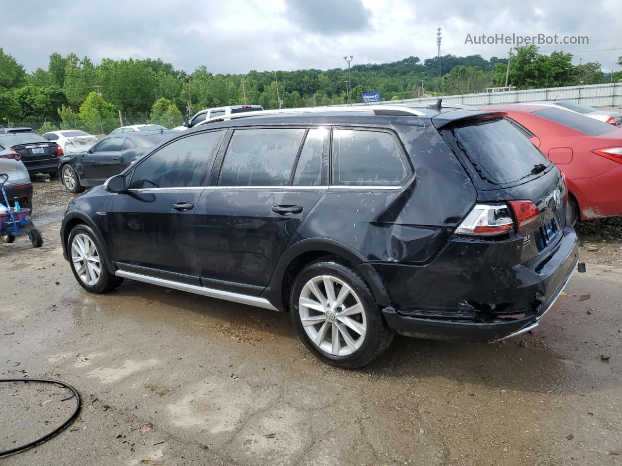 2017 Volkswagen Golf Alltrack S Black vin: 3VWM17AU4HM523696