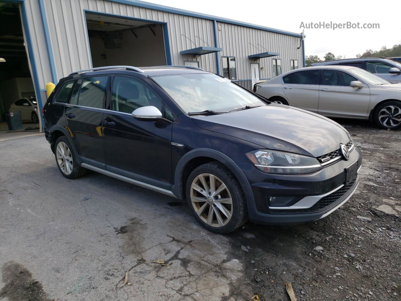 2019 Volkswagen Golf Alltrack S Черный vin: 3VWM17AU4KM506193