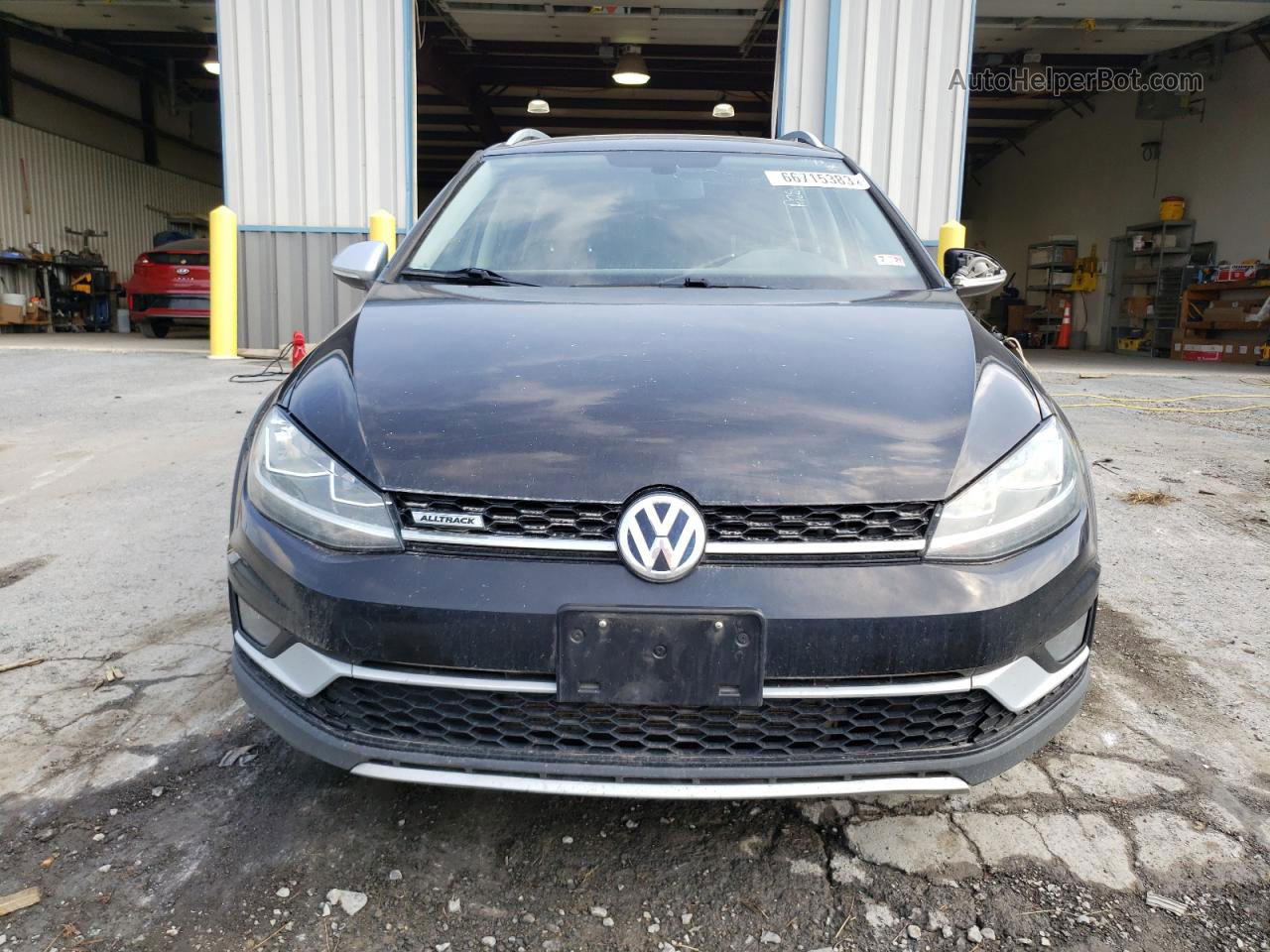 2019 Volkswagen Golf Alltrack S Черный vin: 3VWM17AU4KM506193