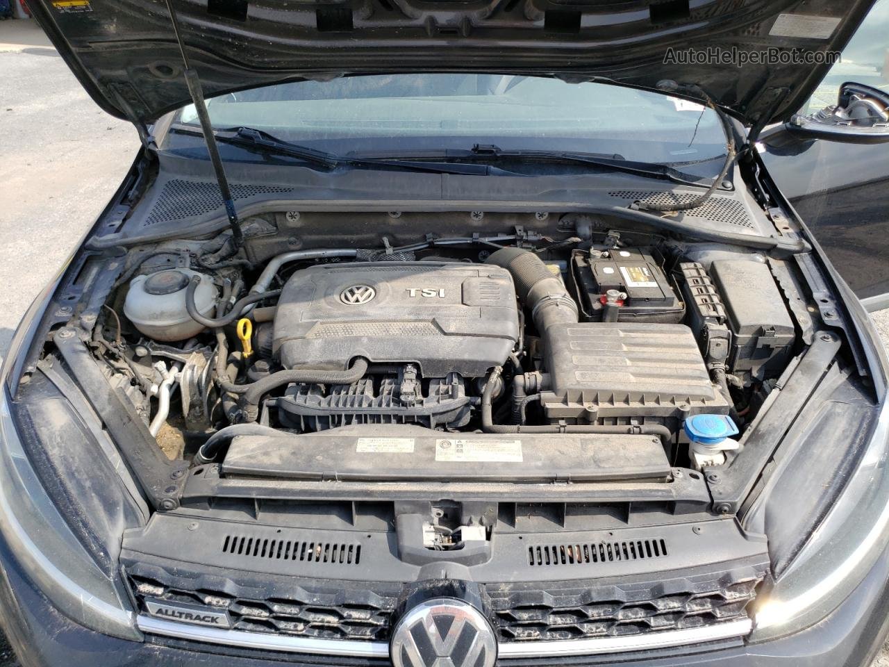 2019 Volkswagen Golf Alltrack S Black vin: 3VWM17AU4KM506193