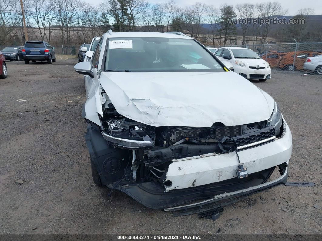 2019 Volkswagen Golf Alltrack Tsi S/tsi Se/tsi Sel White vin: 3VWM17AU4KM509479