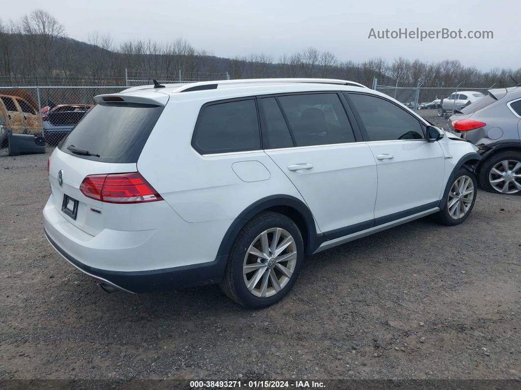 2019 Volkswagen Golf Alltrack Tsi S/tsi Se/tsi Sel Белый vin: 3VWM17AU4KM509479