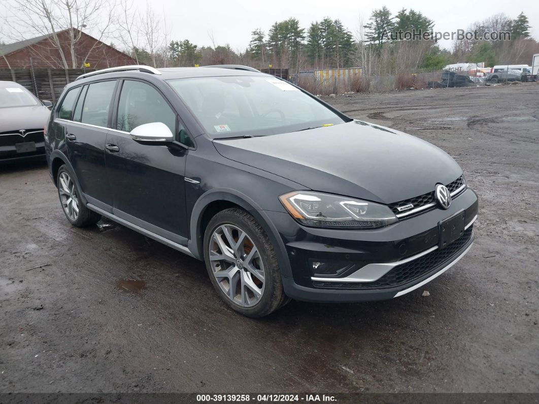 2019 Volkswagen Golf Alltrack Tsi S/tsi Se/tsi Sel Black vin: 3VWM17AU4KM516772