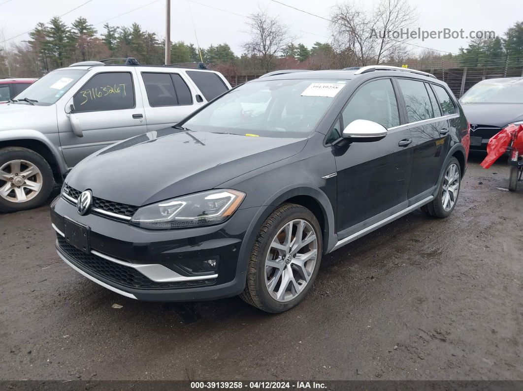 2019 Volkswagen Golf Alltrack Tsi S/tsi Se/tsi Sel Черный vin: 3VWM17AU4KM516772