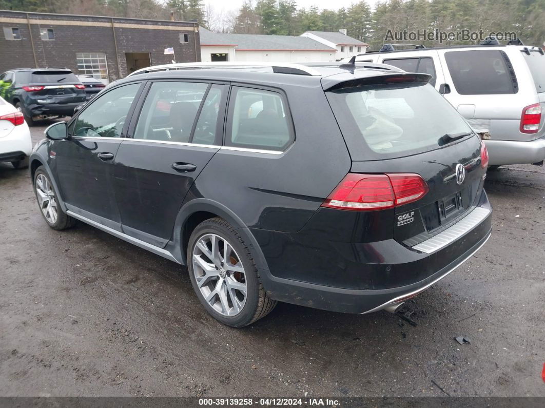 2019 Volkswagen Golf Alltrack Tsi S/tsi Se/tsi Sel Черный vin: 3VWM17AU4KM516772