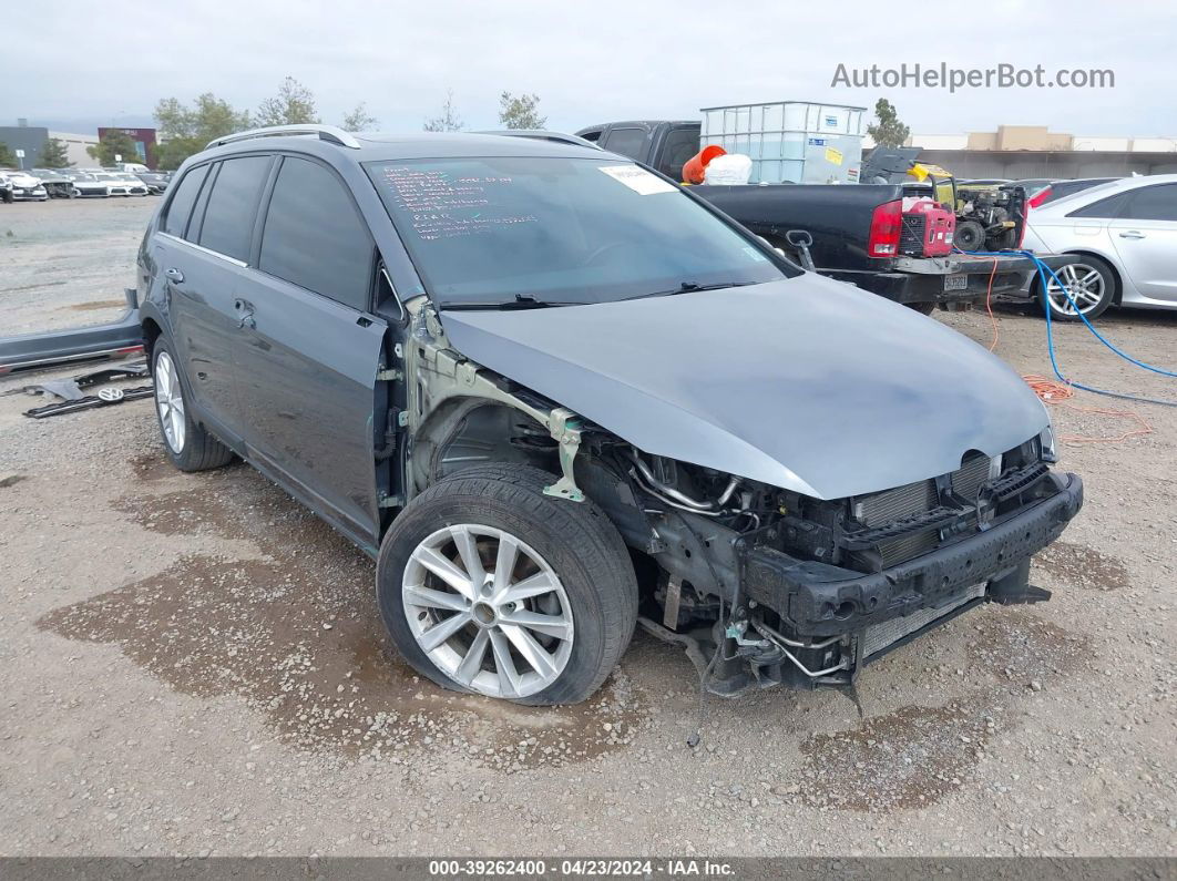 2019 Volkswagen Golf Alltrack Tsi S/tsi Se/tsi Sel Gray vin: 3VWM17AU4KM521079