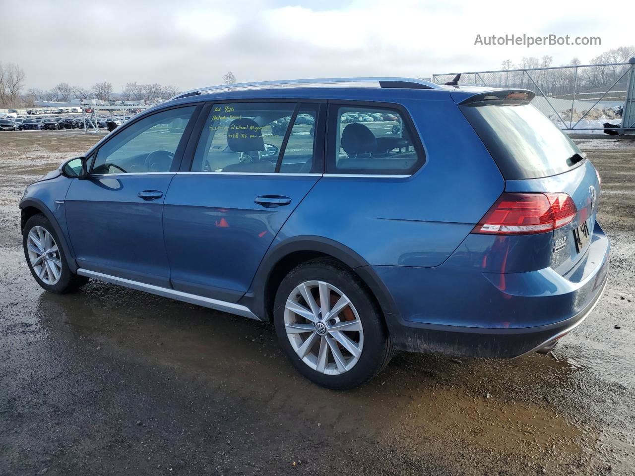 2019 Volkswagen Golf Alltrack S Blue vin: 3VWM17AU4KM521664