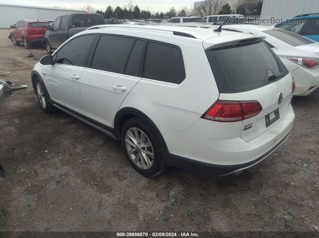 2019 Volkswagen Golf Alltrack Tsi S/tsi Se/tsi Sel White vin: 3VWM17AU5KM516697