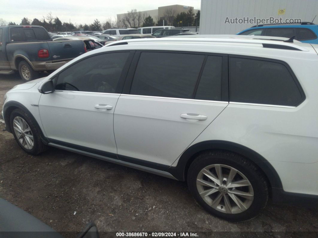 2019 Volkswagen Golf Alltrack Tsi S/tsi Se/tsi Sel White vin: 3VWM17AU5KM516697