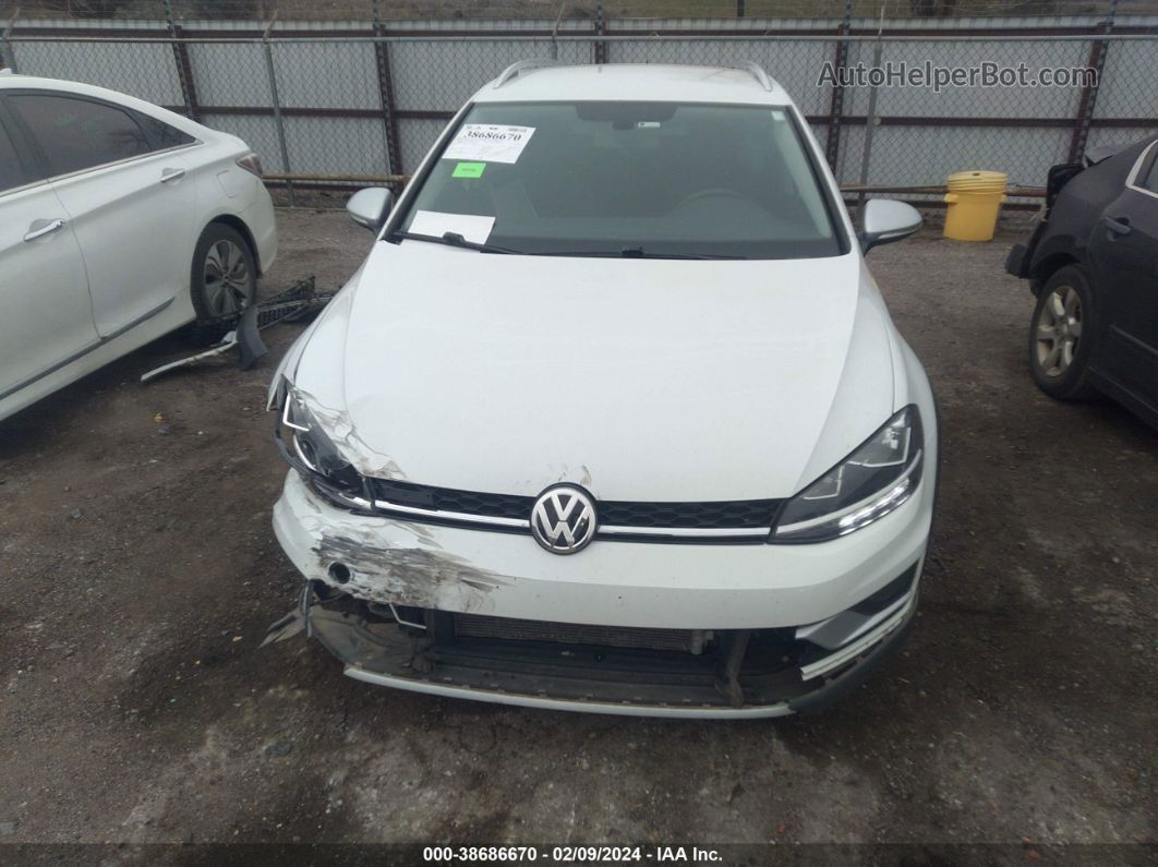 2019 Volkswagen Golf Alltrack Tsi S/tsi Se/tsi Sel Белый vin: 3VWM17AU5KM516697