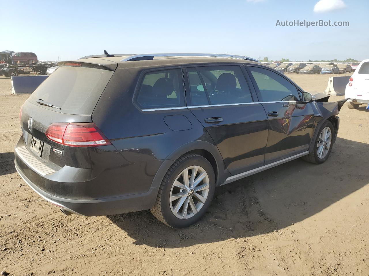 2019 Volkswagen Golf Alltrack S Black vin: 3VWM17AU8KM520677