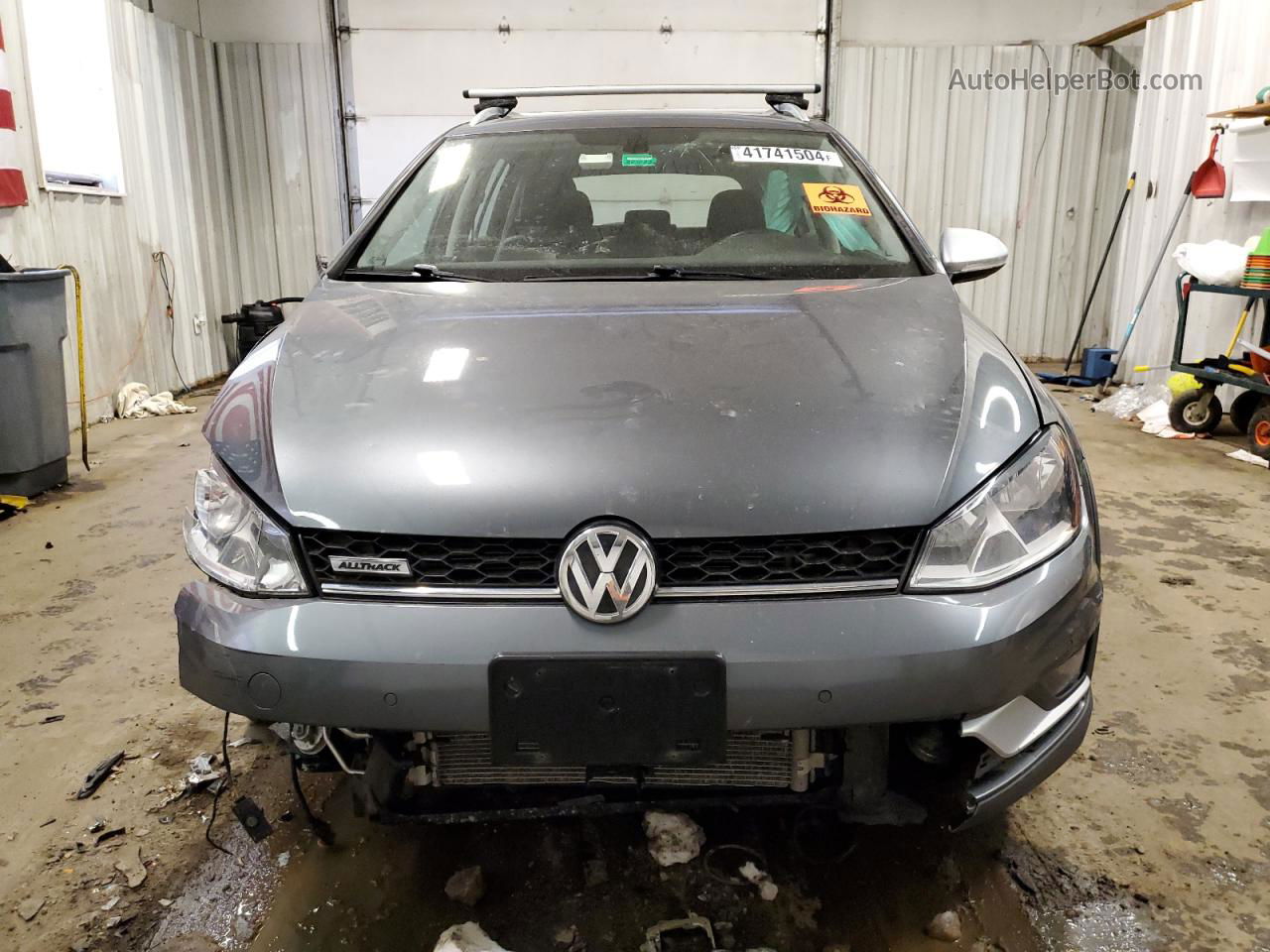 2017 Volkswagen Golf Alltrack S Серый vin: 3VWM17AU9HM537156