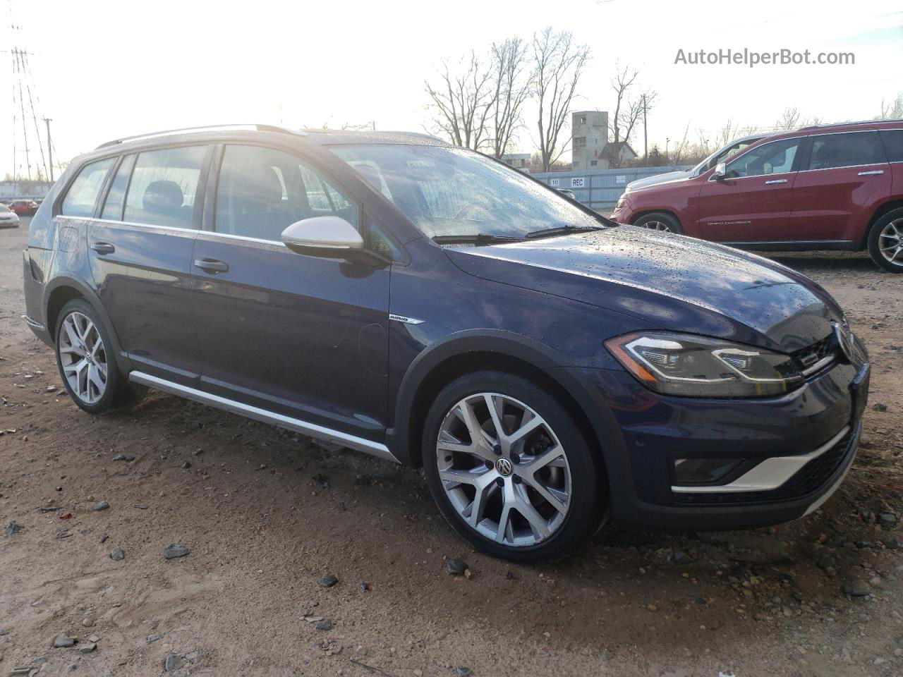 2019 Volkswagen Golf Alltrack S Синий vin: 3VWM17AU9KM502396