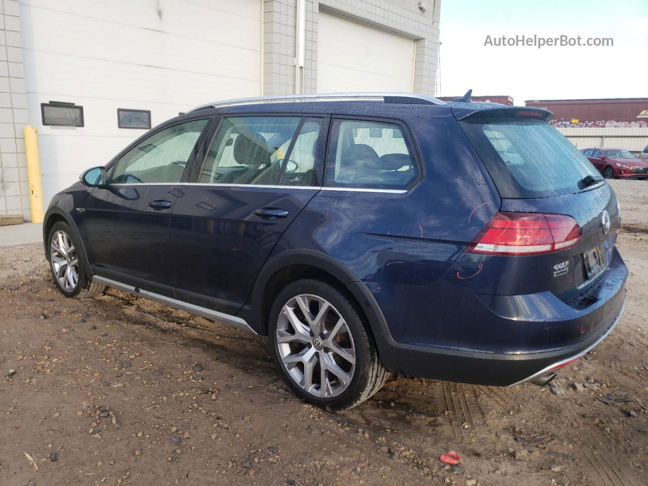 2019 Volkswagen Golf Alltrack S Синий vin: 3VWM17AU9KM502396