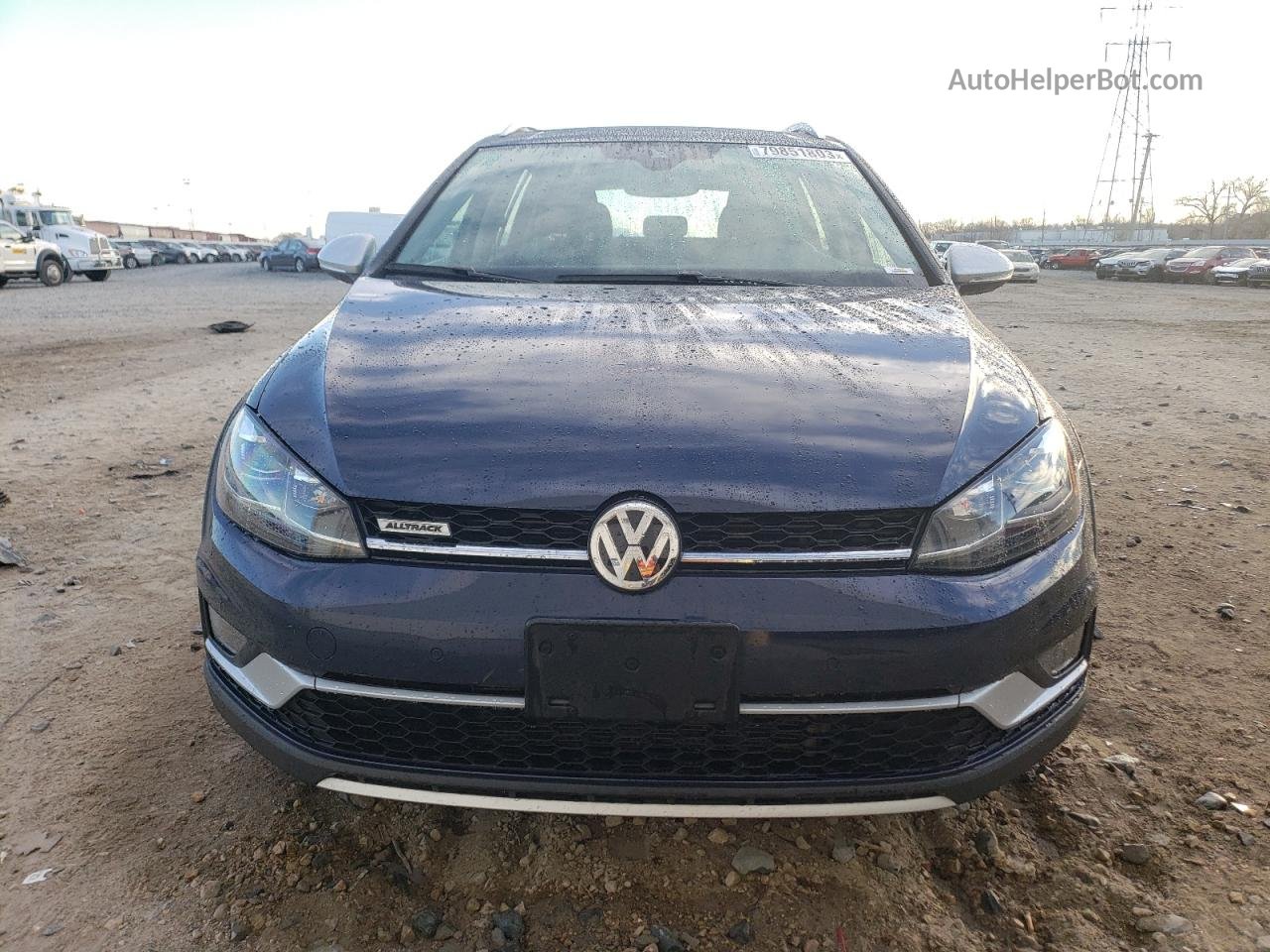 2019 Volkswagen Golf Alltrack S Blue vin: 3VWM17AU9KM502396