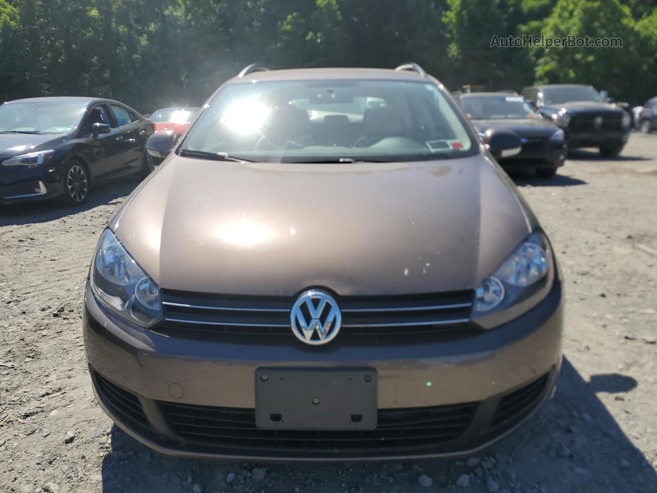 2011 Volkswagen Jetta Tdi Brown vin: 3VWML7AJ0BM650047