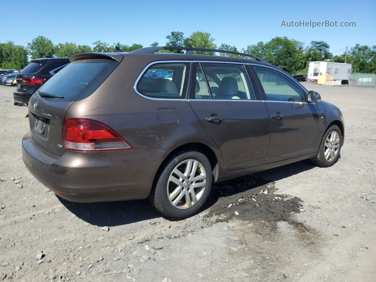 2011 Volkswagen Jetta Tdi Brown vin: 3VWML7AJ0BM650047