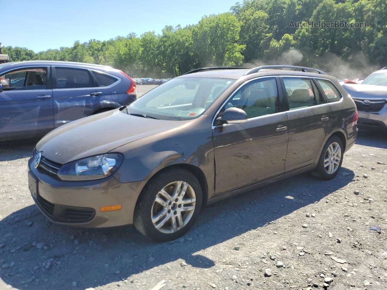 2011 Volkswagen Jetta Tdi Brown vin: 3VWML7AJ0BM650047