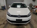 2011 Volkswagen Jetta Tdi White vin: 3VWML7AJ3BM637521