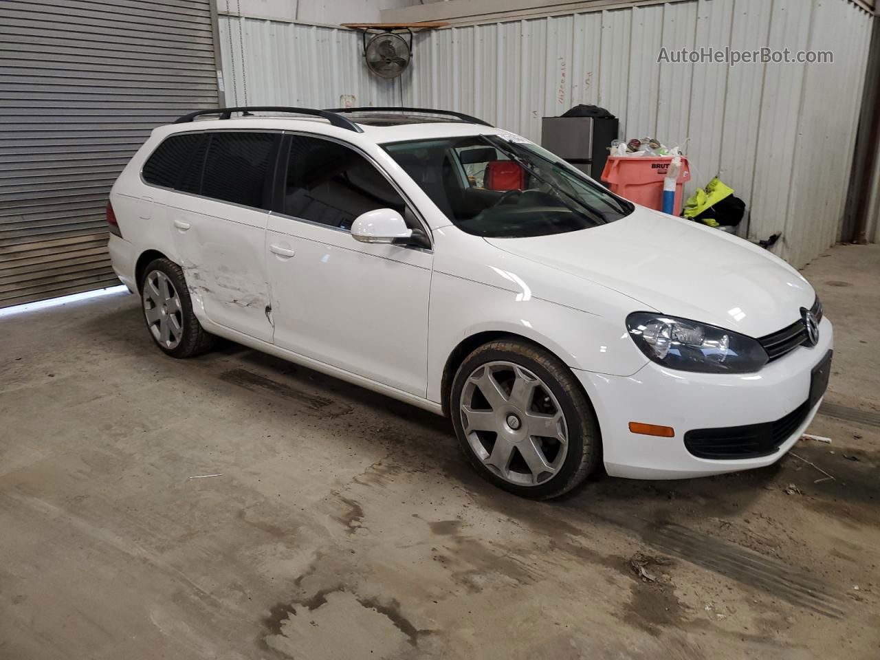 2011 Volkswagen Jetta Tdi White vin: 3VWML7AJ3BM637521