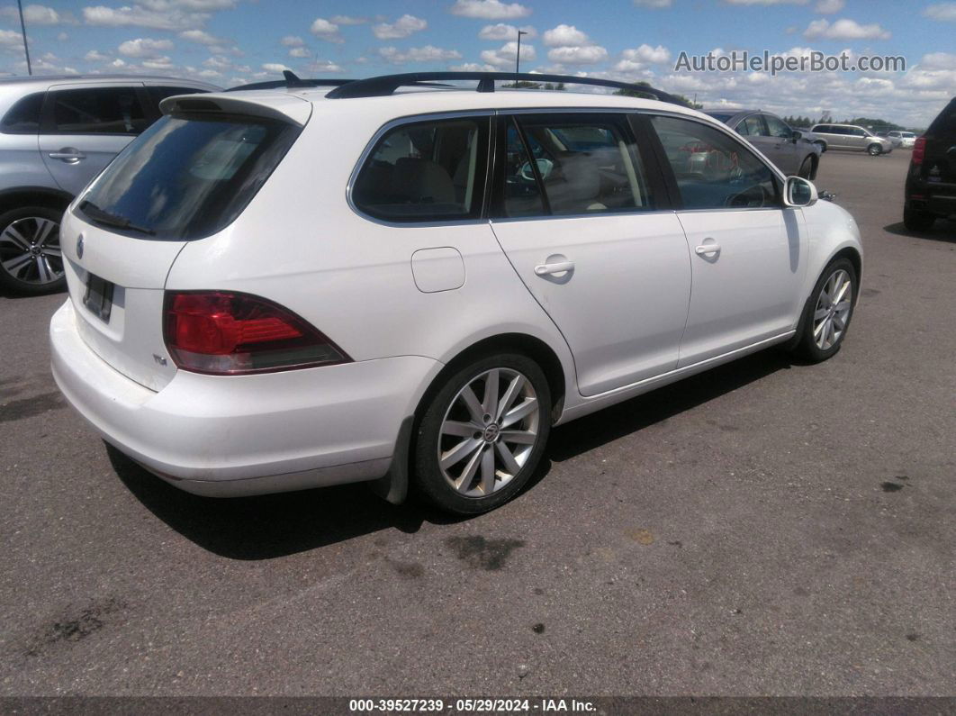 2013 Volkswagen Jetta Sportwagen 2.0l Tdi White vin: 3VWML7AJ3DM684700