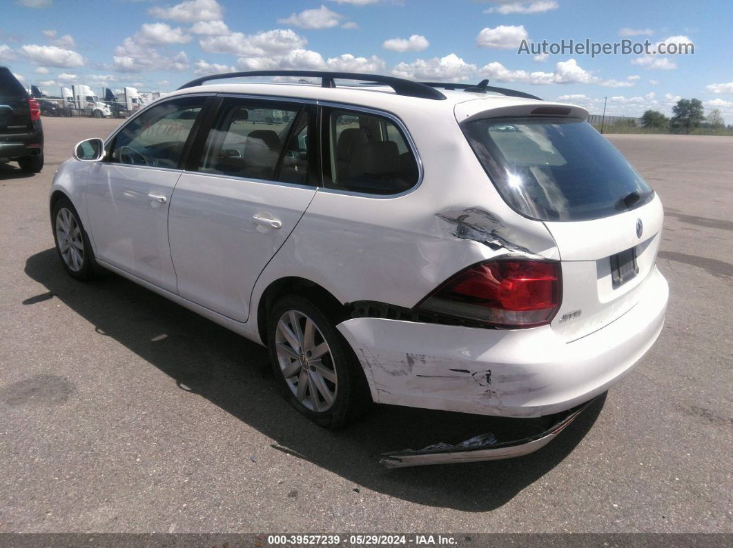 2013 Volkswagen Jetta Sportwagen 2.0l Tdi White vin: 3VWML7AJ3DM684700