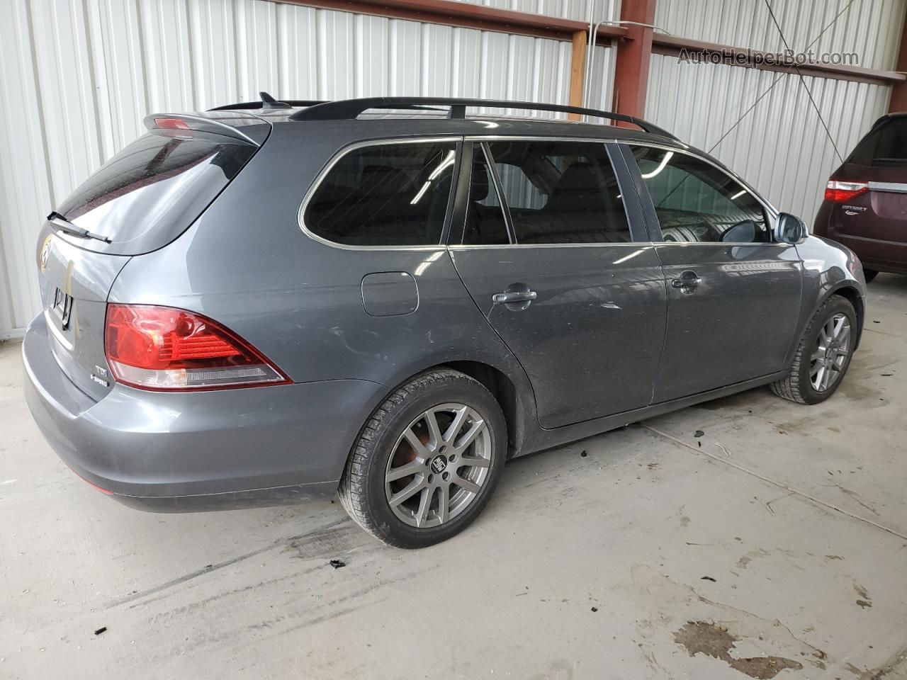 2014 Volkswagen Jetta Tdi Gray vin: 3VWML7AJ3EM621209