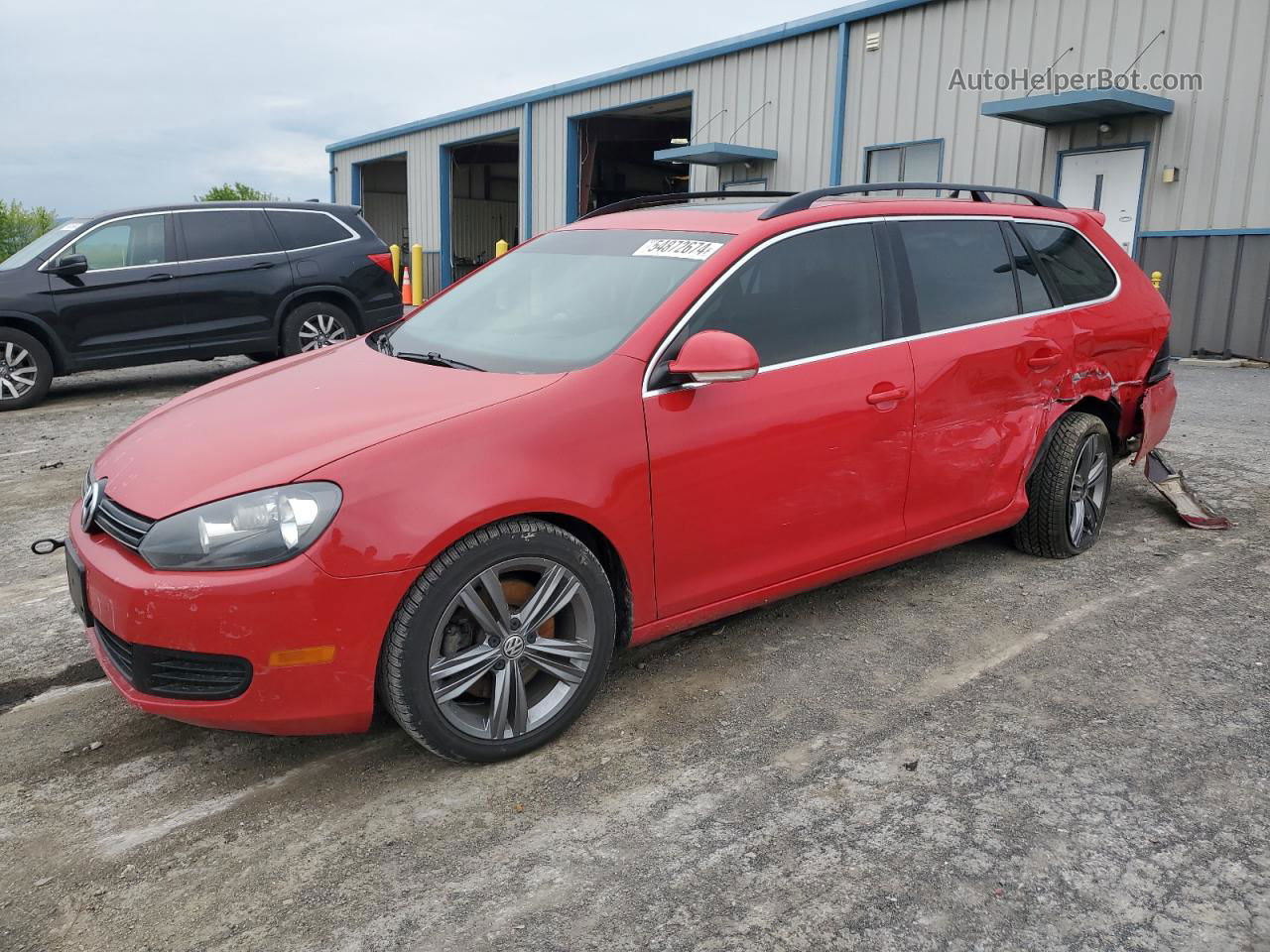 2013 Volkswagen Jetta Tdi Red vin: 3VWML7AJ4DM664763