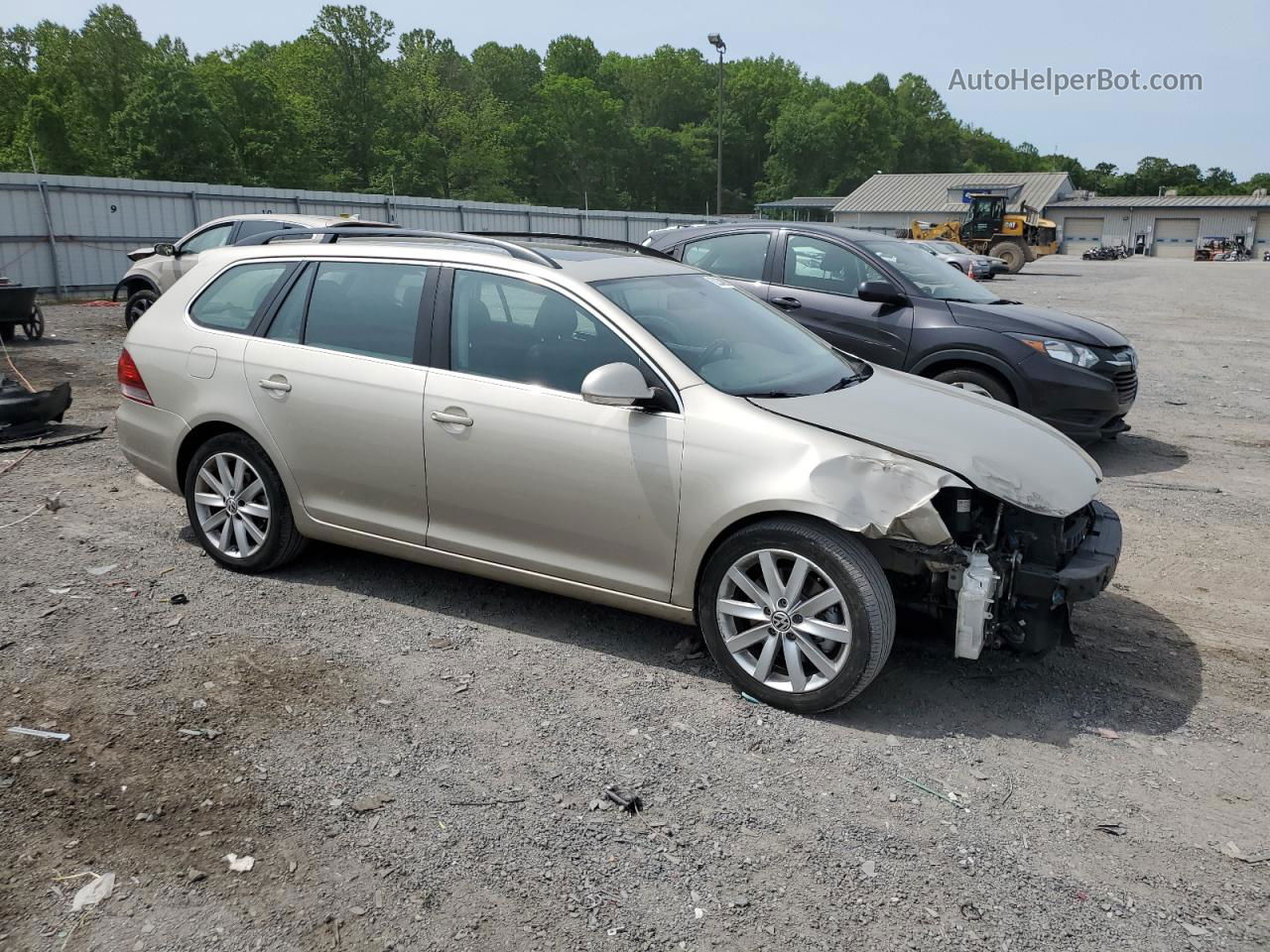 2012 Volkswagen Jetta Tdi Cream vin: 3VWML7AJ5CM702192